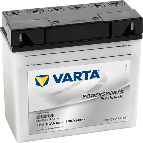 VARTA® - Powersports Freshpack 518 014 015