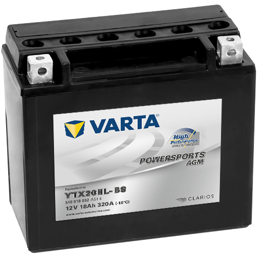VARTA® - Powersports AGM High Performance 518 918 032